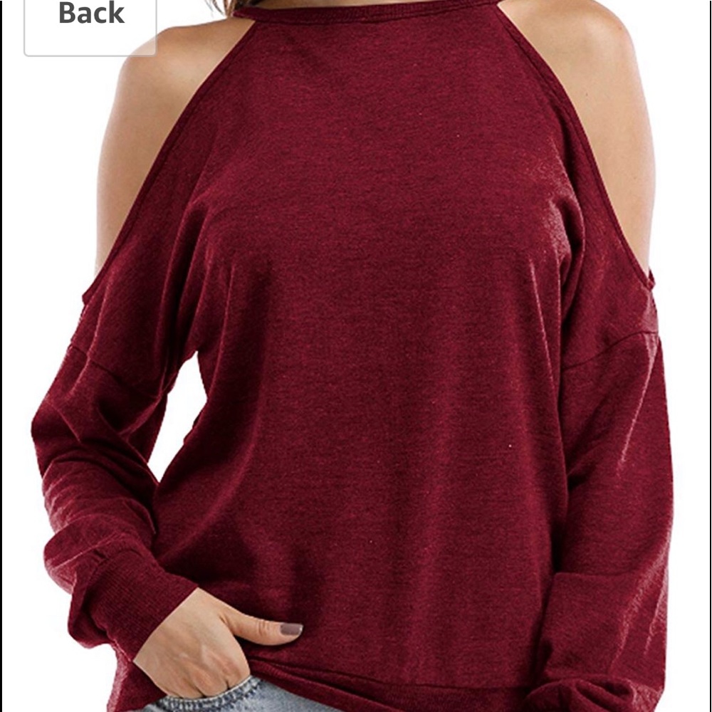 Cold shoulder top SZ …